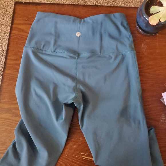 Queenieke women yoga leggings-Teal - Picture 3 of 3